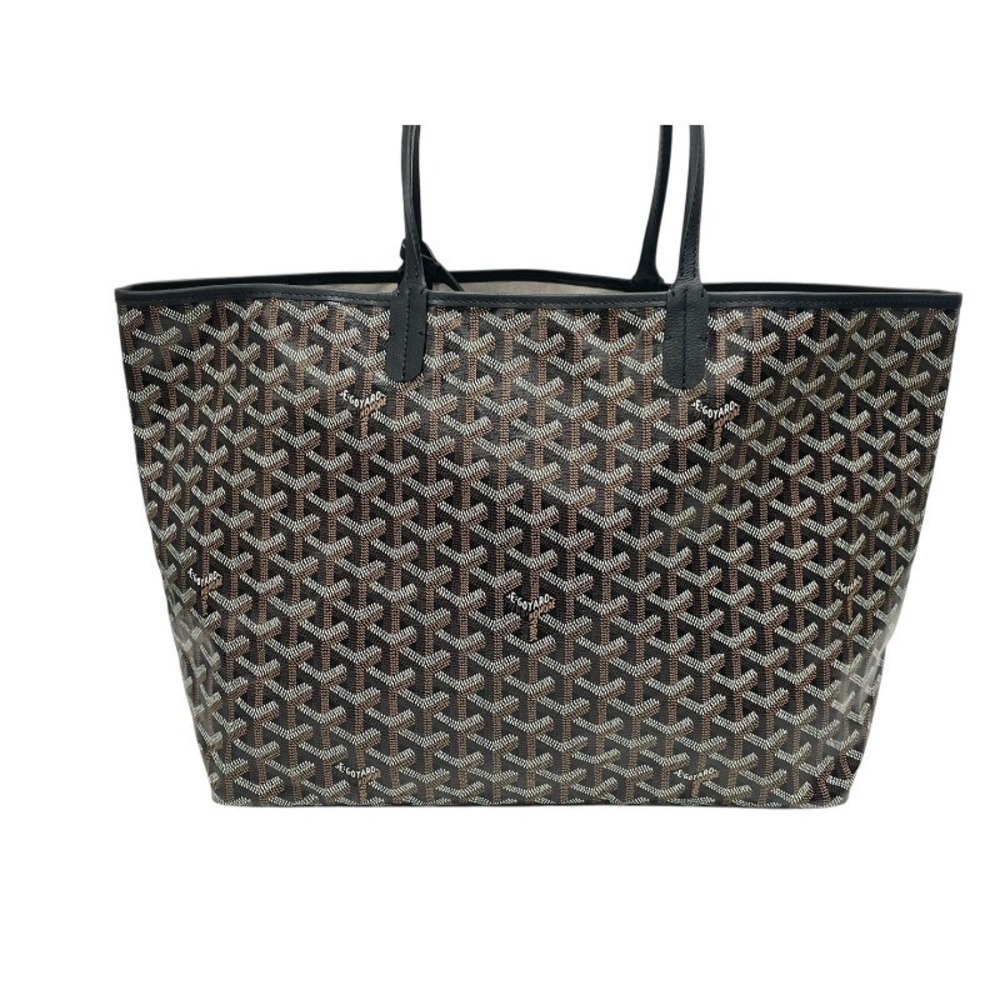 Goyard leather Saint Louis black bag tote - Picture 4 of 10